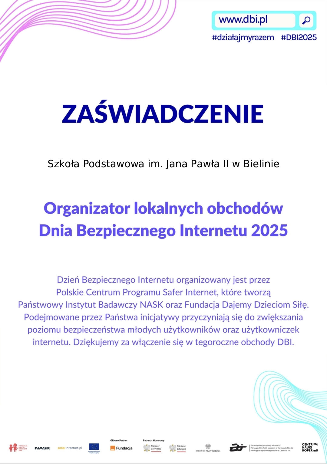 Zaświadczenie