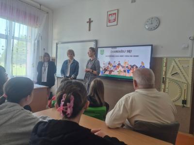 Spotkanie uczniów z przedstawicielami Urzędu Gminy