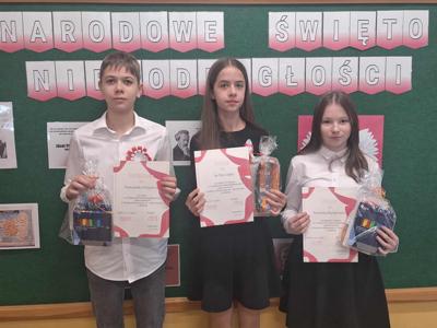 Część nagrodzonych osób