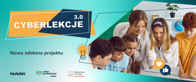 Plakat - Cyberlekcje 3.0