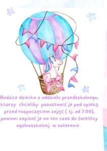 informacja dla rodziców przedszkolaków