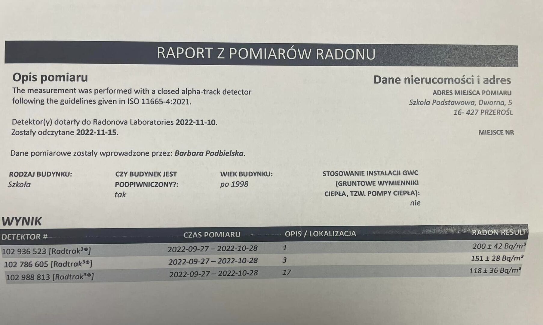 Tutaj powinien być opis