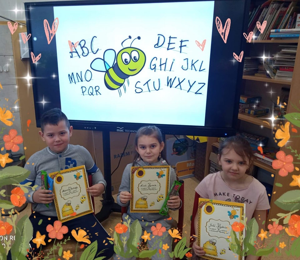 Uczniowie SP Leszno