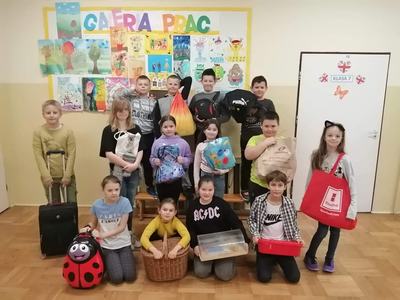 Uczniowie SP Leszno 