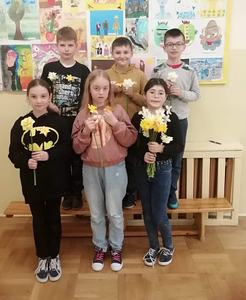 Uczniowie SP Leszno