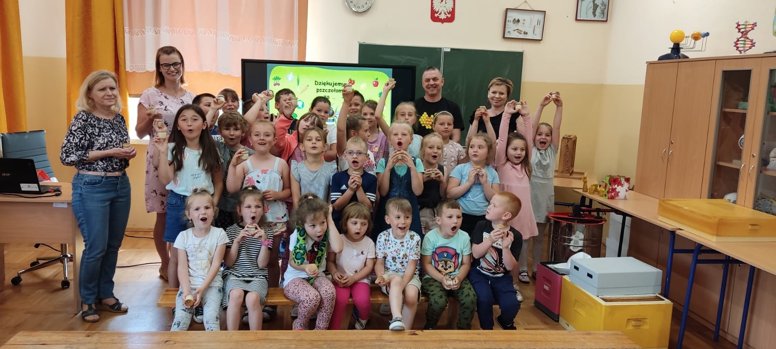 Uczniowie SP Leszno