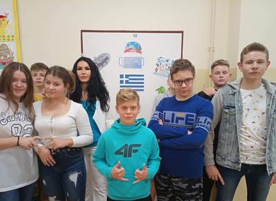 Uczniowie SP Leszno