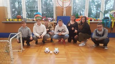 Uczniowie SP Leszno