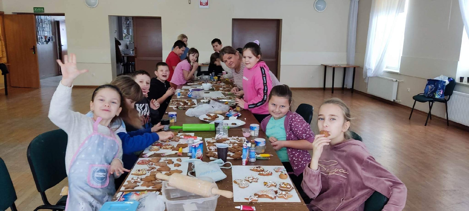 Uczniowie SP Leszno