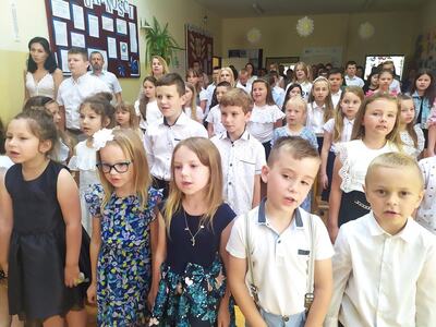 Uczniowie SP Leszno