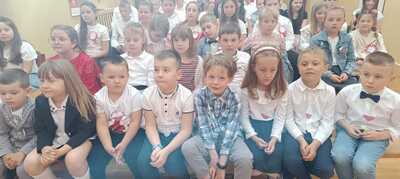 Uczniowie SP Leszno