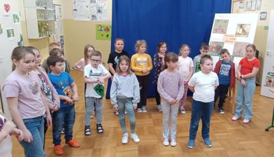 Uczniowie SP Leszno