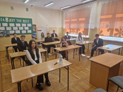 Uczniowie SP Leszno