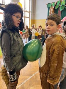 Leśny Bal Karnawałowy w klasach 1-3