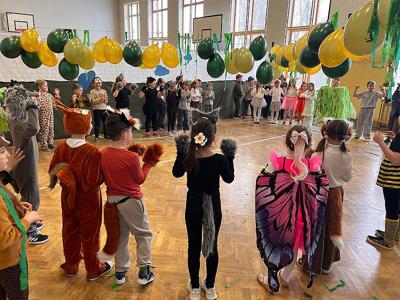 Leśny Bal Karnawałowy w klasach 1-3