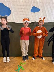 Leśny Bal Karnawałowy w klasach 1-3