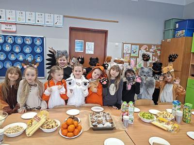 Leśny Bal Karnawałowy w klasach 1-3