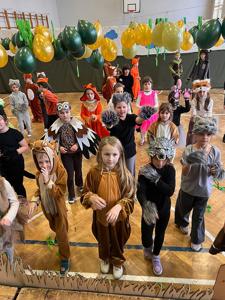 Leśny Bal Karnawałowy w klasach 1-3