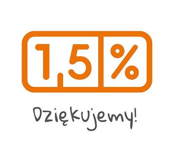 Podziękowanie za 1,5%