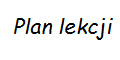 Plan lekcji