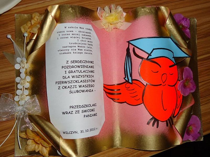 pomysł i wykonanie - pani Katarzyna Bagrowicz.