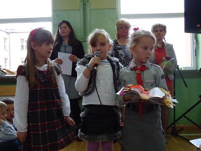 delegacja starszaków naszego przedszkola