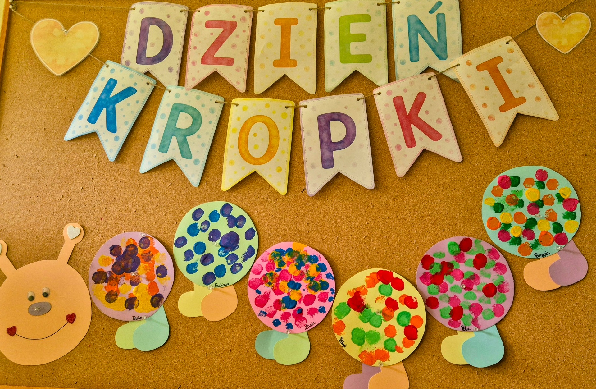 Dzień Kropki w przedszkolu przy SP w Borzymach