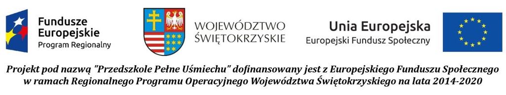 Informacja o dofinansowaniu projektu Przedszkole Pełne Uśmiechu