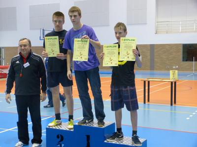 Dekoracja - Bieg na 300m chłopców