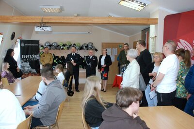 Fotografia ze str. Powiatowego Starostwa w Olecku