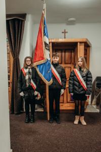 Poczet honorowy w kościele