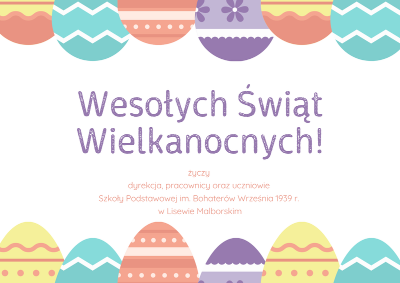 WESOŁYCH ŚWIĄT WIELKANOCNYCH 