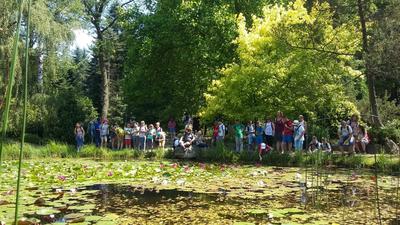 Alpinarium założył w latach 50-tych XX wieku ówczesny kierownik Arboretum inż. Henryk Eder. Jest to najmniejszy dział ogrodu, zajmuje powierzchnię około 1,4 ha, z czego część skalna to 15 arów.