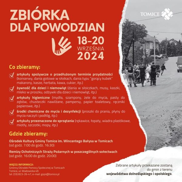 Zbiórka dla powodzian