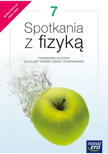 Okładka Spotkania z fizyką. Podręcznik do fizyki dla klasy siódmej szkoły podstawowej