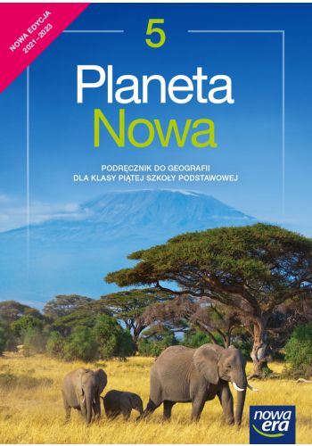 Okładka Planeta Nowa. Podręcznik do geografii dla klasy piątej szkoły podstawowej
