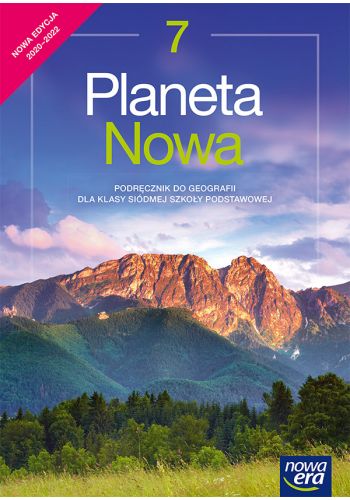Okładka Planeta Nowa. Podręcznik do geografii dla klasy siódmej szkoły podstawowej