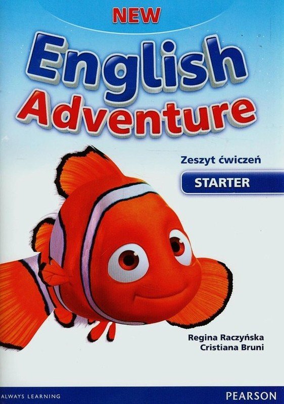 Okładka New English Adventure Starter. Zeszyt ćwiczeń do języka angielskiego dla zerówki