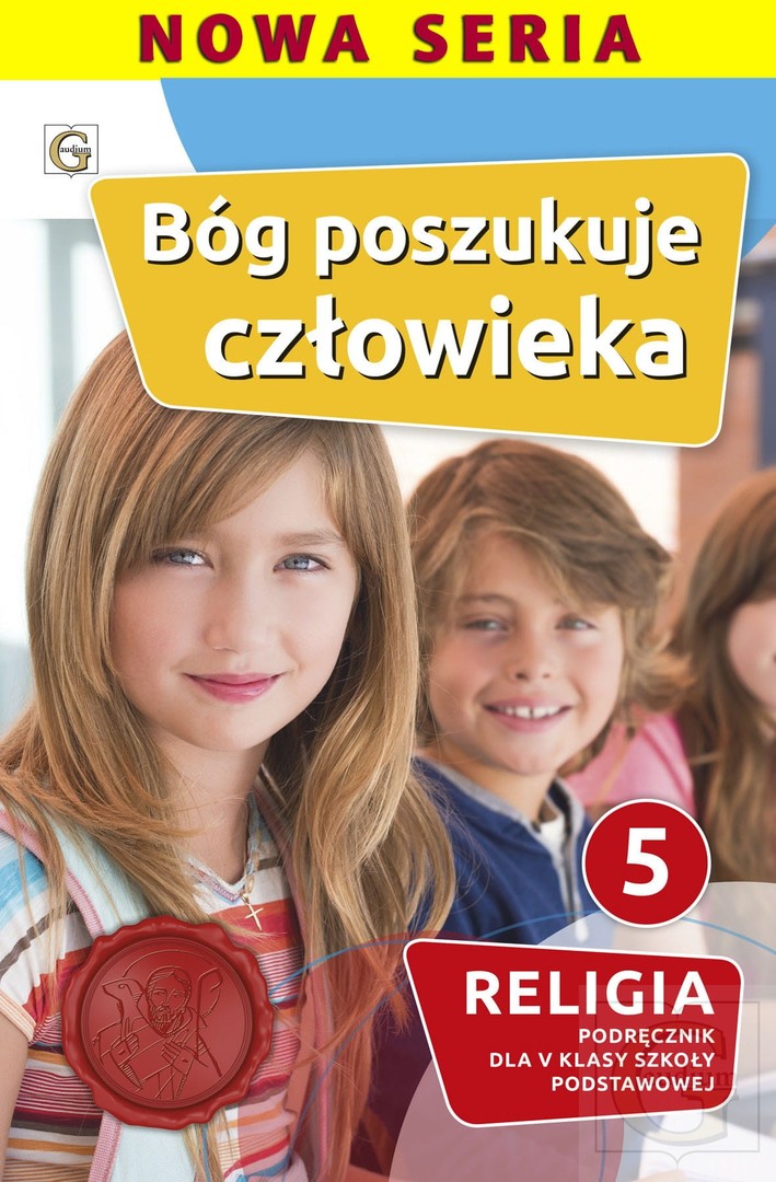 Okładka Bóg poszukuje człowieka. Podręcznik do religii dla klasy piątej szkoły podstawowej