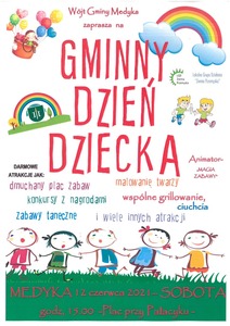 Plakat obchodów Dnia Dziecka w medyce