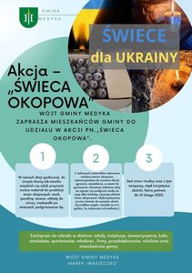 Akcja "ŚWIECA OKOPOWA" - plakat informacyjny