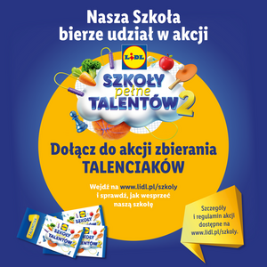 Akcja "Szkoły Pełne Talentów" - plakat informacyjny