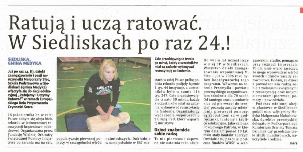 Artykuł zamieszczony w Życiu Podkarpackim
