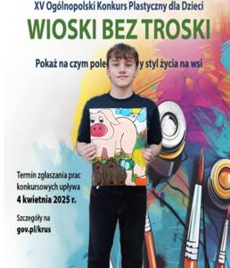 Uczeń wykonał pracę na konkurs