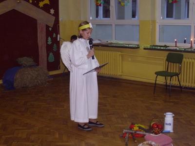 Anielskie rozpoczęcie Jasełek