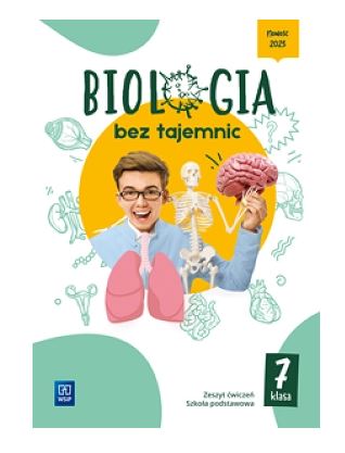 Okładka książki Biologia bez tajemnic klasa 7 + zeszyt ćwiczeń