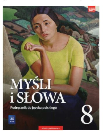 Okładka książki Myśli i słowa klasa VIII