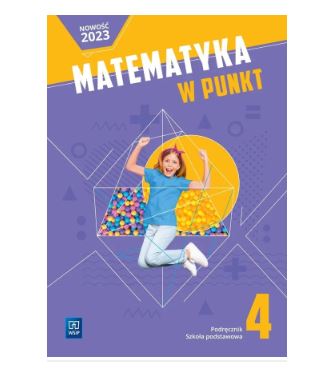 Okładka książki Matematyka w punkt Podręcznik klasa 4 + zeszyt ćwiczeń