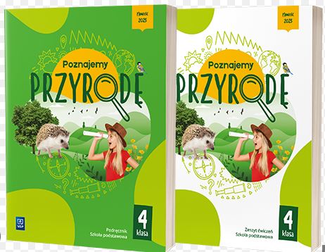 Okładka książki Poznajemy przyrodę Podręcznik klasa 4  Szkoła podstawowa + zeszyt ćwiczeń