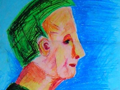 Agata Kłak, portret, pastele, 2005/2006
obecnie absolwentka Zespołu Sztuk Plastycznych w Jarosławiu